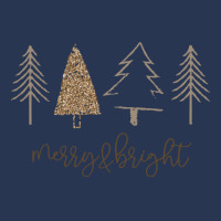 Merry Bright Christmas Tree Family Merry & Bright Christmas Tree Famil Men Denim Jacket | Artistshot