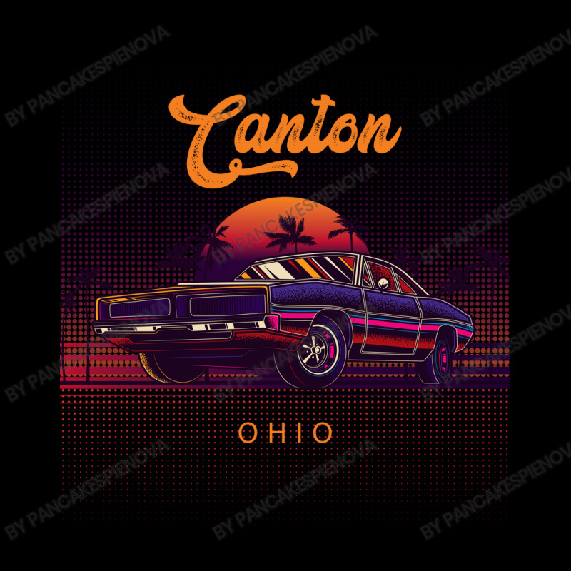 Canton Ohio Retro Vintage 80s 90s Muscle Cars Retrowave Aesthetic Toddler Sweatshirt | Artistshot