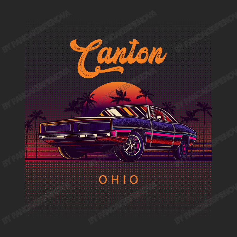 Canton Ohio Retro Vintage 80s 90s Muscle Cars Retrowave Aesthetic Women's Pajamas Set | Artistshot