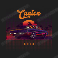 Canton Ohio Retro Vintage 80s 90s Muscle Cars Retrowave Aesthetic Ladies Polo Shirt | Artistshot