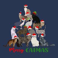 Merry Catmas Christmas Cat Tree Funny Merry Catmas Christmas Cat Tree Men Denim Jacket | Artistshot