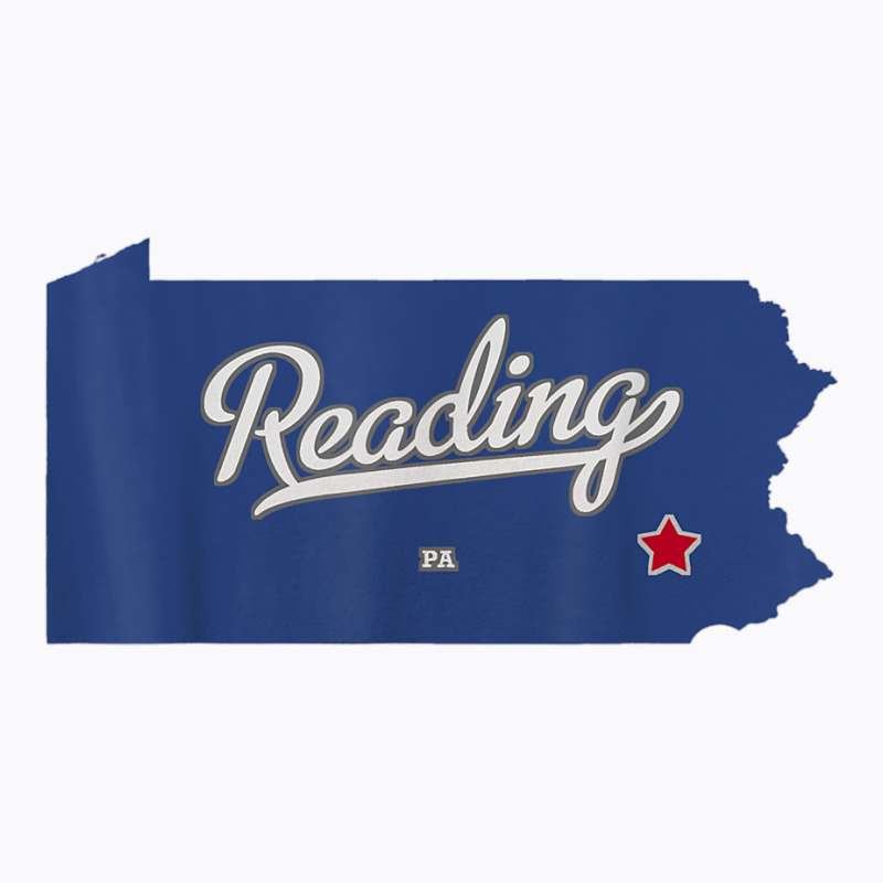 Reading Pennsylvania Pa Map T Shirt T-Shirt by maecopaharo | Artistshot