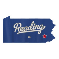 Reading Pennsylvania Pa Map T Shirt V-neck Tee | Artistshot