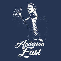 Anderson - White Stencil - East Essential Ladies Denim Jacket | Artistshot