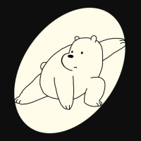 Cartoon Polar Bear Sketch Crop Top | Artistshot