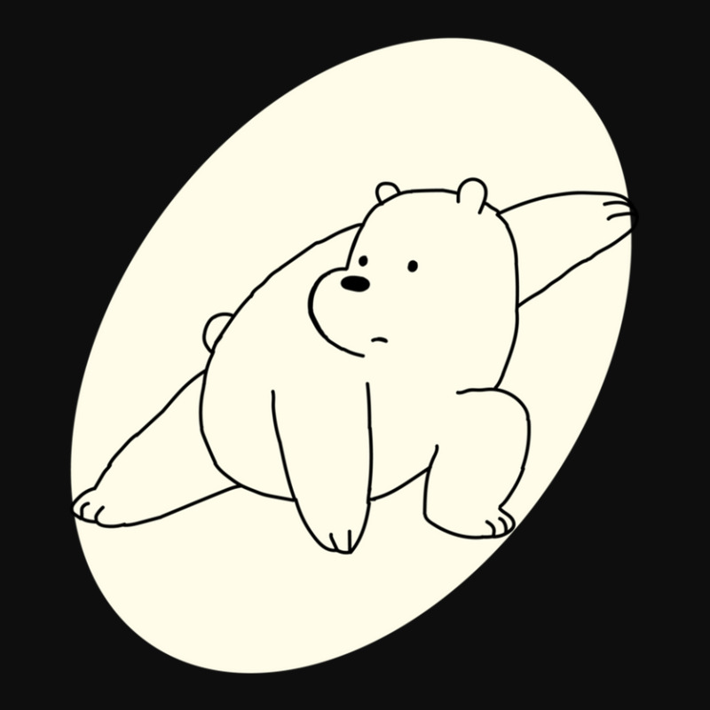 Cartoon Polar Bear Sketch Crop Top by IrvetteDove | Artistshot