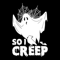 So I Creep, Halloween Ghost Spooky Halloween Ghost Halloween Sweatshir V-neck Tee | Artistshot