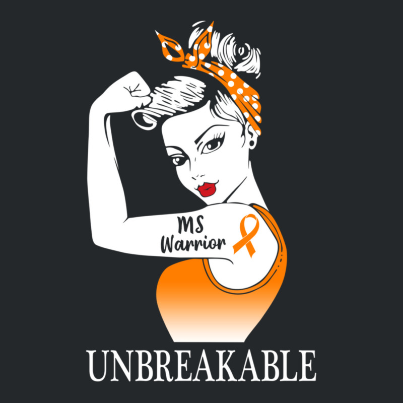 Multiple Sclerosis Warrior Unbreakable Ms Strong Women Crewneck Sweatshirt | Artistshot