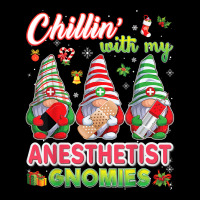 Chillin With My Anesthetist Gnomies Nurse Christmas Gnomes T Shirt Lightweight Hoodie | Artistshot