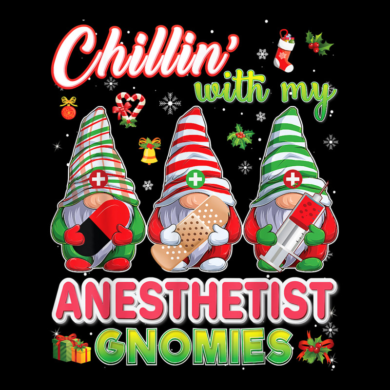 Chillin With My Anesthetist Gnomies Nurse Christmas Gnomes T Shirt Unisex Jogger | Artistshot