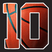 10th Birthday Party Basketball Print Number 10 Vintage Cap | Artistshot