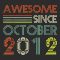 Awesome Since October 2012 Vintage Birthday Girls Boys T Shirt Exclusive T-shirt | Artistshot