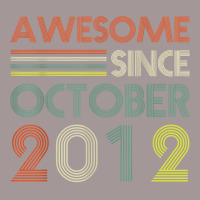 Awesome Since October 2012 Vintage Birthday Girls Boys T Shirt Vintage Short | Artistshot