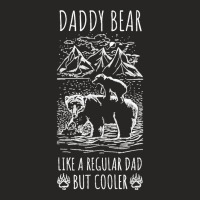 Mens Fathers Day Night Catch Father And Son Dad Paw Cool River Ladies Fitted T-shirt | Artistshot