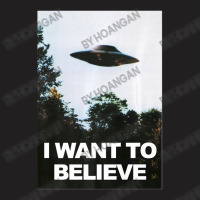 I Want To Believe Ufo Hunter Alien Lover T-shirt | Artistshot