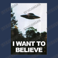 I Want To Believe Ufo Hunter Alien Lover Men Denim Jacket | Artistshot