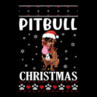 Merry Christmas Noel Day Pitbull Dog Lo Pitbull Dog Dancing With Snow  Pocket T-shirt | Artistshot