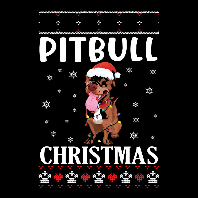 Merry Christmas Noel Day Pitbull Dog Lo Pitbull Dog Dancing With Snow  Pocket T-Shirt by kerchingparticular | Artistshot