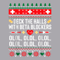 Deck The Halls With Beta Blockers Nurse Christmas Ugly Xmas T Shirt Youth 3/4 Sleeve | Artistshot