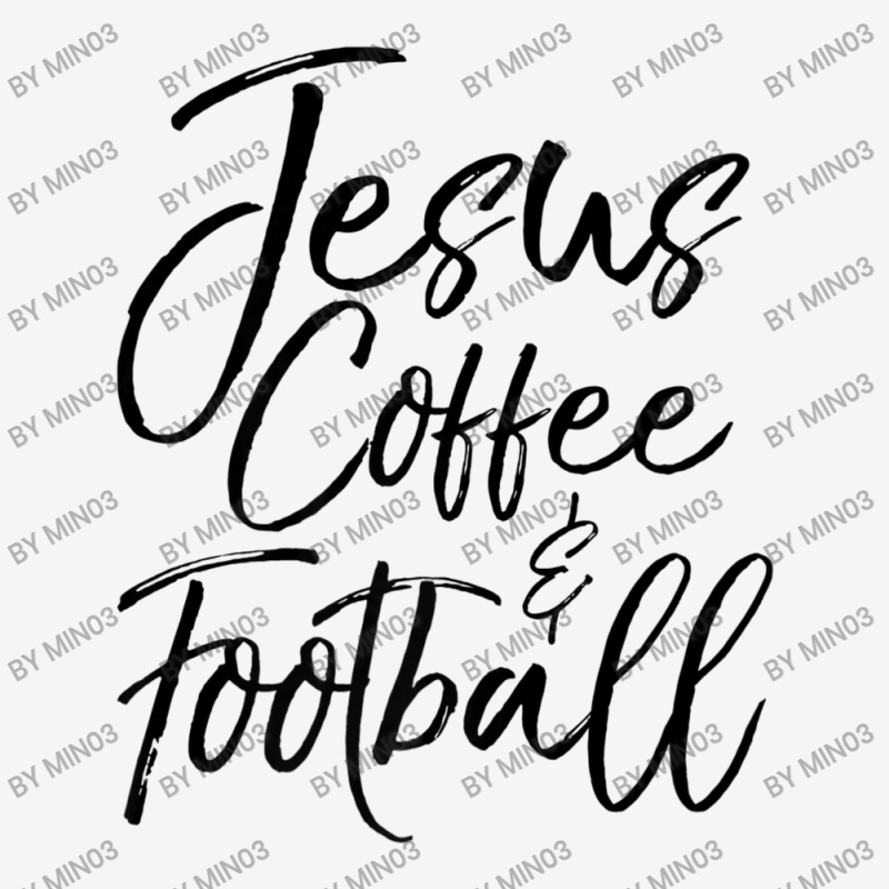 Christian Game Day Quote Jesus Coffee & Football Adjustable Cap by Min03 | Artistshot