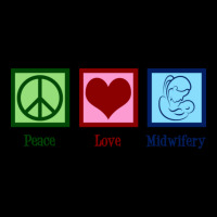 Midwife Peace Love Midwifery Kids Cap | Artistshot