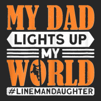 My Dad Lights Up My World Electrician Lineman Women's Pajamas Set | Artistshot