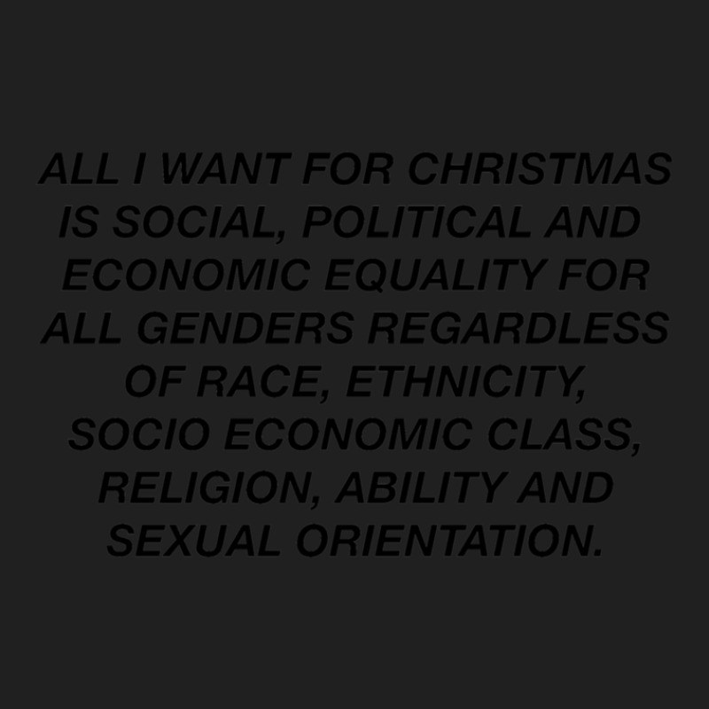 All I Want For Christmas Is My Bias Shirt Ladies Polo Shirt by JohnHennes | Artistshot