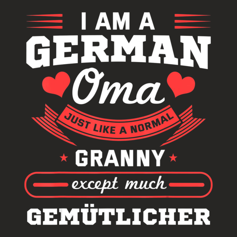 German Oma Grandmother Granny Germany Grandma Ladies Fitted T-Shirt by cm-arts | Artistshot