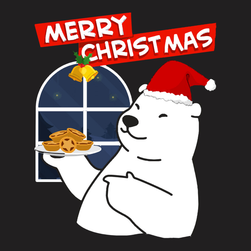 Merry Christmas Merry Christmas Polar Bear  Christmas Cookies T-Shirt by kerchingparticular | Artistshot