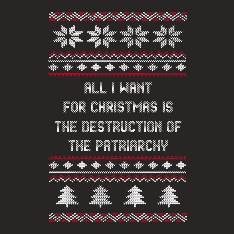 All I Want For Christmas Is Social Political Economic Equality For All Ladies Fitted T-Shirt by DougUsher | Artistshot