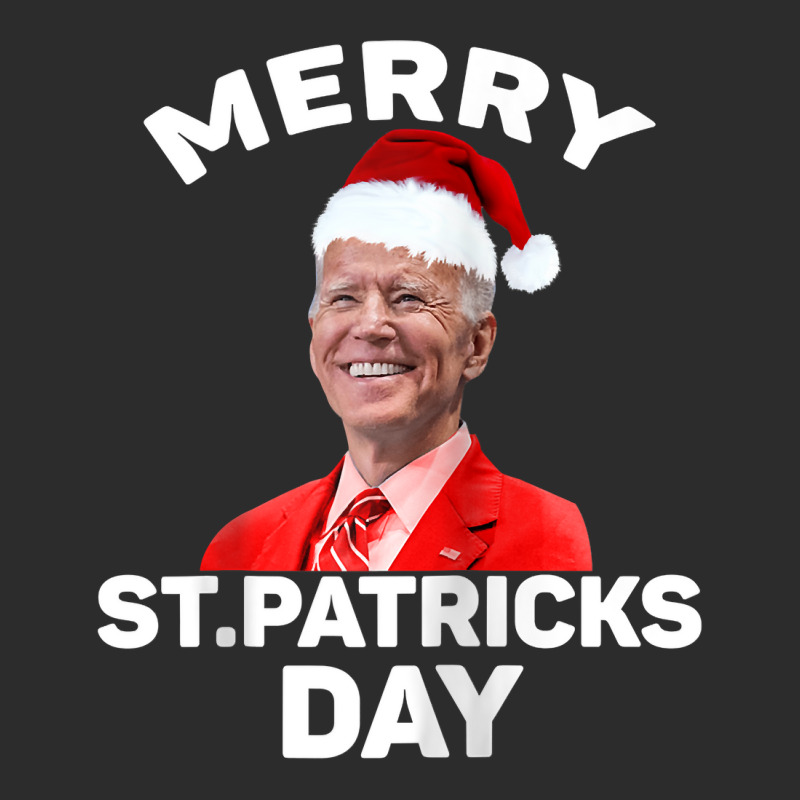 Santa Joe Biden Merry St Patricks Day Ugly Christmas Sweater Raglan Ba Exclusive T-shirt by maecopaharo | Artistshot