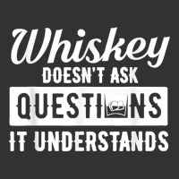 Whiskey Doesn't Ask Questions It Understands Funny Drinking Vintage Short | Artistshot