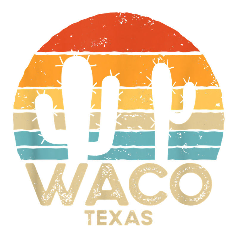 Retro Sunset Waco Texas T Shirt Stainless Steel Water Bottle | Artistshot