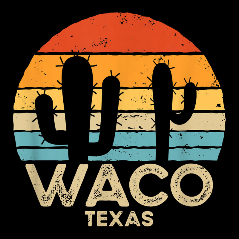 Retro Sunset Waco Texas T Shirt Fleece Short | Artistshot