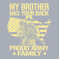 My Brother Has Your Back Proud Army Family Military Sibling Tank Dress | Artistshot