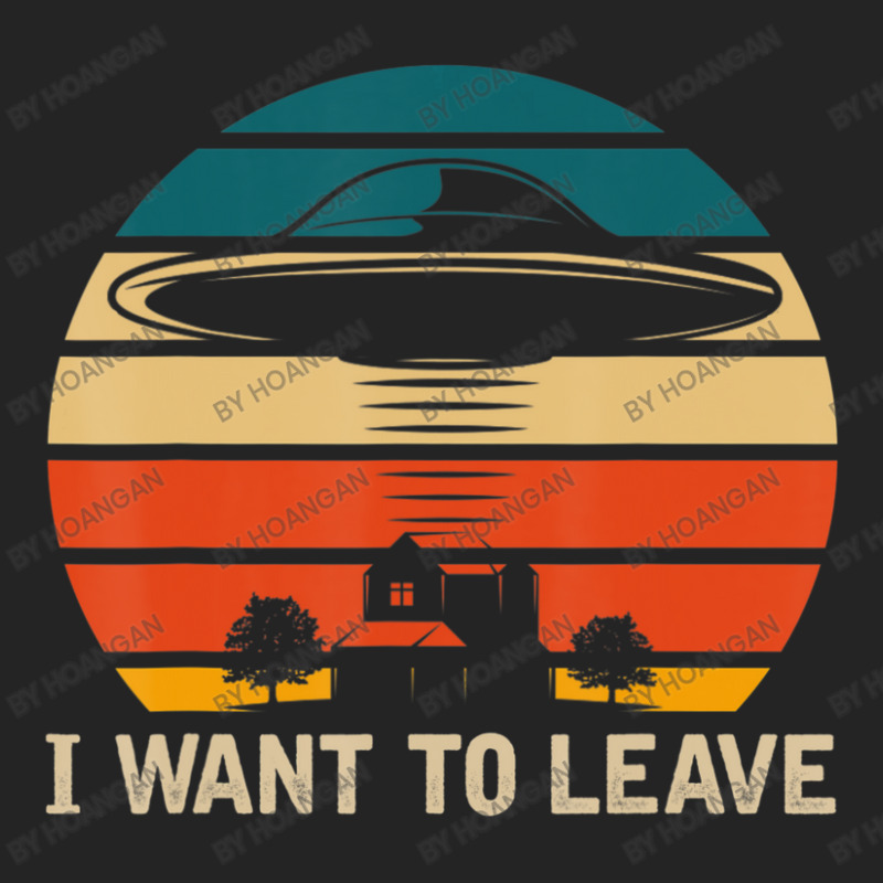 I Want To Leave Ufo Abduction Extraterrestrial Alien 3/4 Sleeve Shirt | Artistshot