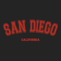 San Diego California Ca Red Letter Graphic On San Diego Sweatshirt 3/4 Sleeve Shirt | Artistshot