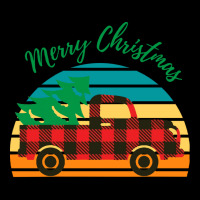 Merry Christmas Truck Tree Red Plaid Merry Christmas Truck Tree Red Pl V-neck Tee | Artistshot