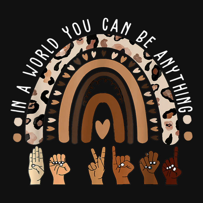 Rainbow Be Kind Sign Language We Wear Orange For Unity Day Graphic Youth T-shirt by Garnet | Artistshot