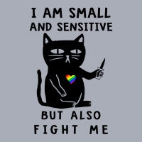 Lgbt Cat I Am Small And Sensitive But Also Fight Me Pride Tank Dress | Artistshot