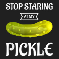 Stop Staring At My Creepy Pickle Halloween Ladies Polo Shirt | Artistshot