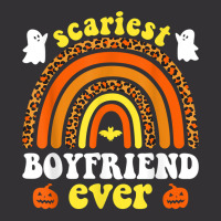 Scariest Boyfriend Ever Rainbow Ghost Halloween Boyfriend T Shirt Vintage Hoodie | Artistshot