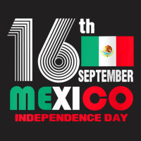 Womens Funny Mexico Pride Independence September 16 Mexican Flag V Nec T-shirt | Artistshot