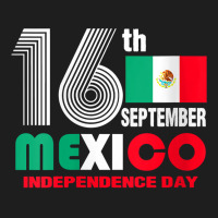 Womens Funny Mexico Pride Independence September 16 Mexican Flag V Nec Classic T-shirt | Artistshot