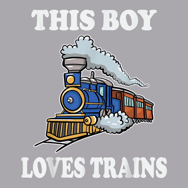 This Boy Loves Trains Gift Train Wagon Lover Gifts T Shirt Youth 3/4 Sleeve by cm-arts | Artistshot