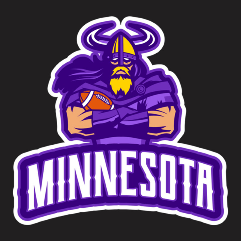 American Football Minnesota Design T-shirt | Artistshot