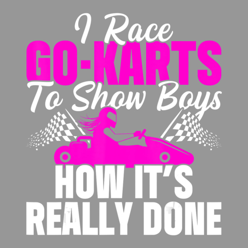 Go Kart Racing Show The Boys Karting Go-cart Racer Women's V-Neck T-Shirt by cm-arts | Artistshot