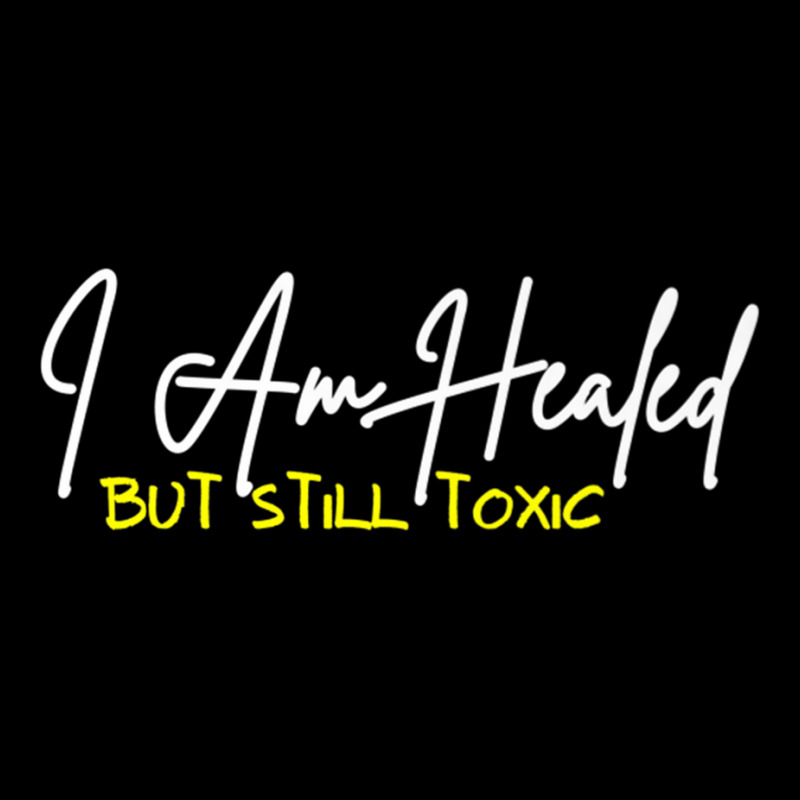 Healed & Toxic Premium T Shirt Cropped Hoodie by cm-arts | Artistshot