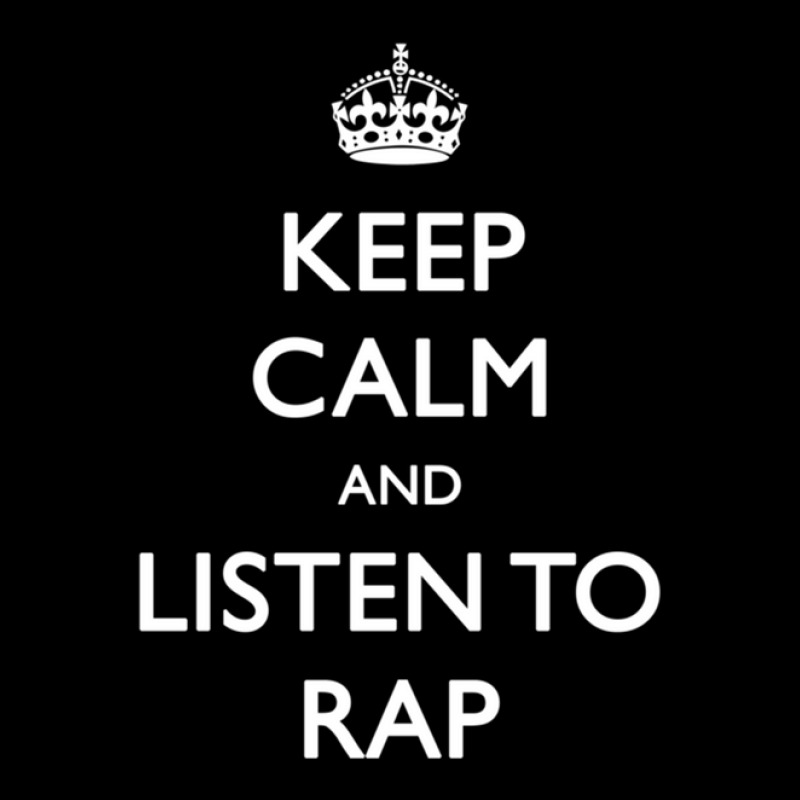 Keep Calm And Listen To Rap Adjustable Cap | Artistshot