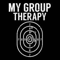 Gun Owner Group Therapy Gift Funny Shooting Range Target Adjustable Cap | Artistshot